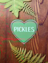 Pickles Heart Sticker