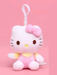 Image 2 of Hello Kitty Plush Pendant Bag Sanrio Keychain 