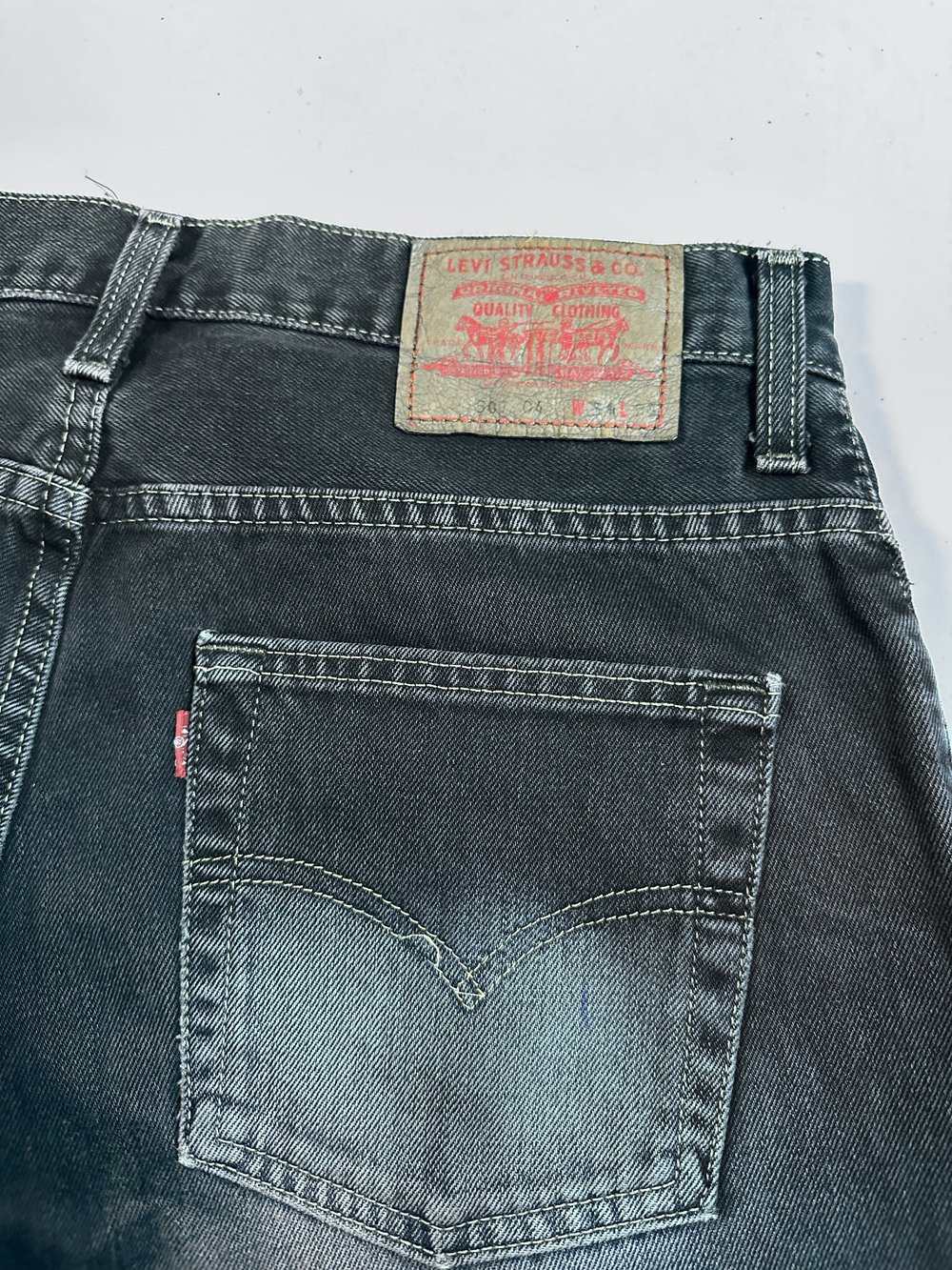 Levi’s 507 Faded Black Denim Jeans