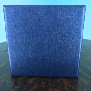 Image of Burlington Recording 1/4" x 2.5" Heavy Duty BLUE Trident Metal Reel in Blue Box -3 Windage Holes