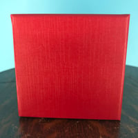 Image 3 of Burlington Recording 1/4" x 2.5" Heavy Duty RED Trident Metal Reel in Red Box -3 Windage Hole