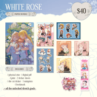 The White Rose- Flat Merch Bundle LEFTOVERS