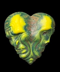 Image 1 of Conjoined Heart Maquette One Off- "Weird Fruit with Green Glow"
