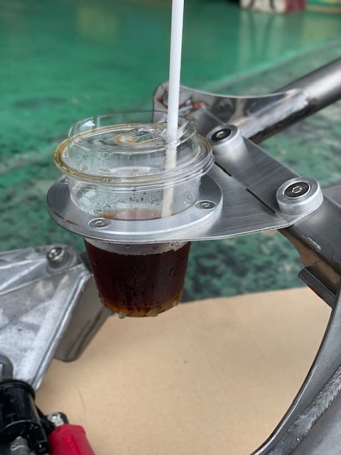 CNC Honda Ruckus Stainless Steel Cup Holder and Bracket / Cupholder Drink  