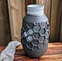 Image 1 of Dark Matter Geometric Vase 