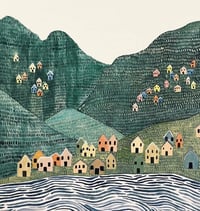 'Tiny Homes On The Hills' Print