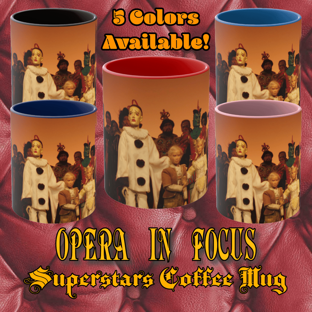 Superstars of the Puppet Opera 11oz Coffee Mug (Available in 5 Different Colors!)