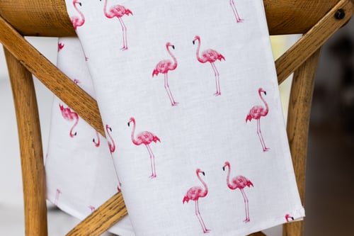 Image of The Emmy Tea Towel - The Flamingo