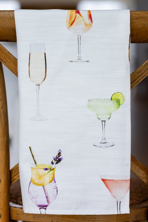 Image of The Skye Tea Towel - The Cocktail