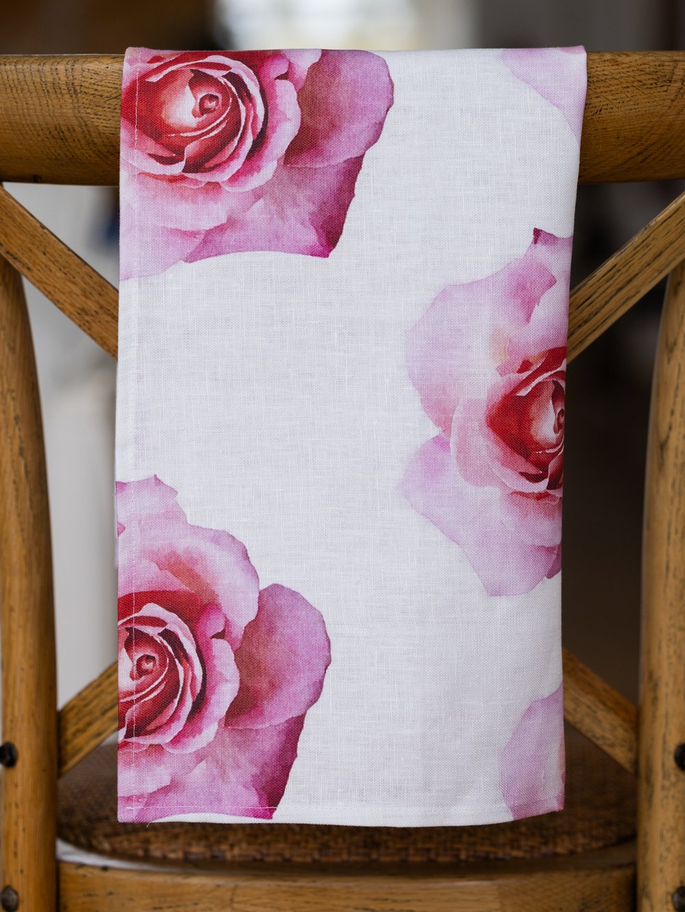 Image of The Isobel Tea Towel - Pink Rose