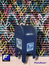 Image 3 of 1/8 USPS Post box miniature for Fingerboarding or dioramas.