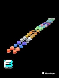 Image 1 of Swirl colored fingerboard bushings
