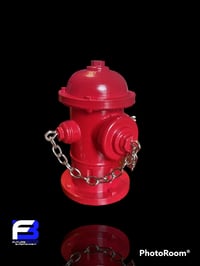 Image 3 of Miniature Fire Hydrant with chain for Fingerboarding or dioramas
