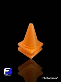 Image 2 of 1/8 Scale Traffic Cones for Fingerboarding or miniatures (pack of 3)
