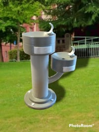 Image 3 of 1/8 Miniature Park Style Drinking Fountain for diorama, Fingerboarding, dolls or desk toy