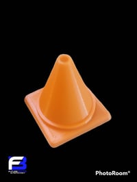 Image 3 of 1/8 Scale Traffic Cones for Fingerboarding or miniatures (pack of 3)