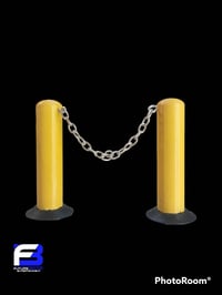 Image 3 of Miniature Chain Barrier for Fingerboarding or dollhouse. 1/8 scale.