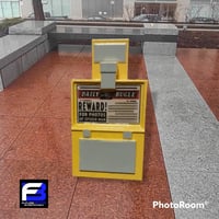 Image 5 of 1/8 Scale Newspaper Box for Fingerboarding or dioramas.