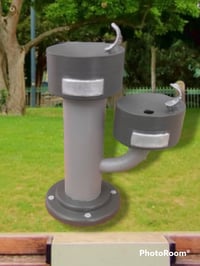 Image 5 of 1/8 Miniature Park Style Drinking Fountain for diorama, Fingerboarding, dolls or desk toy