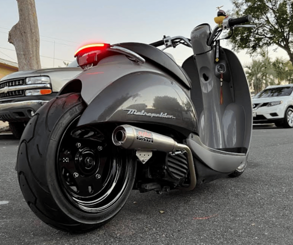 Honda Metropolitan 49cc EDZ Racing Exhaust Kit