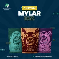 Custom Mylar Bags - Custom Printed Mylar Bags