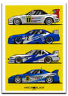 JGTC Side Shot A3 Art Print