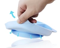 Image 4 of Suction Silicone Bento Plate 7 colours