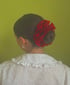 Red Rose Ruffles Scrunchie  Image 3