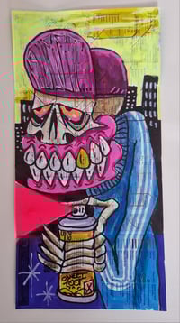 Magenta mist  London Souvenir Tube map 