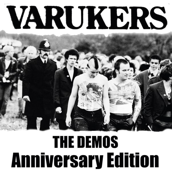 Image of THE VARUKERS - THE DEMOS - CLEAR VINYL GATEFOLD LP