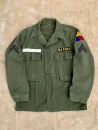 Image 1 of 40s US ARMY 2nd PATTERN HBT SHIRT (4)