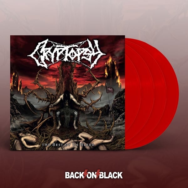 Image of CRYPTOPSY - THE BEST OF US BLEED - 4 LP BLOOD RED VINYL BOX SET