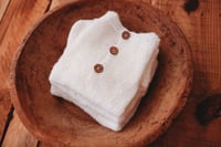 Image 2 of Plush Knit Newborn Romper 