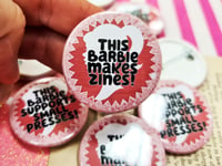 Image 3 of Pin Badge: This Barbie...