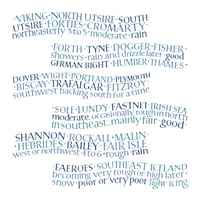 Image 1 of Shipping Forecast Cards (set of four)