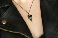 Image 1 of Black heart pendant