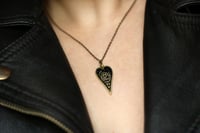 Image 5 of Black heart pendant