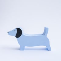 Image 1 of TECKEL FIGURINE - A010 TOTAL LIGHT BLUE