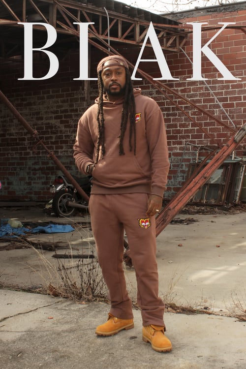 Image of The BLAK Hoodie Set in Mocha Brown