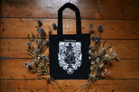 Image 1 of "Arachne" tote bag small black