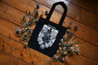 Image 2 of "Arachne" tote bag small black