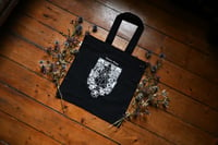 Image 2 of "Arachne" tote bag very large black