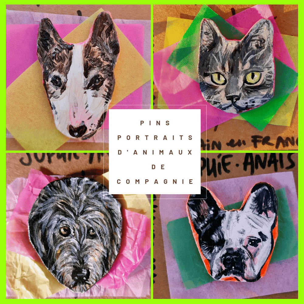Image of Broche personnalisé de vôtre animal de compagnie