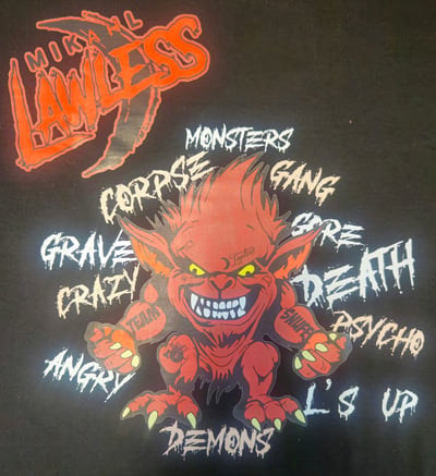 Image of MIKAHL LAWLESS : SNUFF GREMLIN  T-shirt