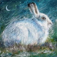 Moonlit Winter Hare
