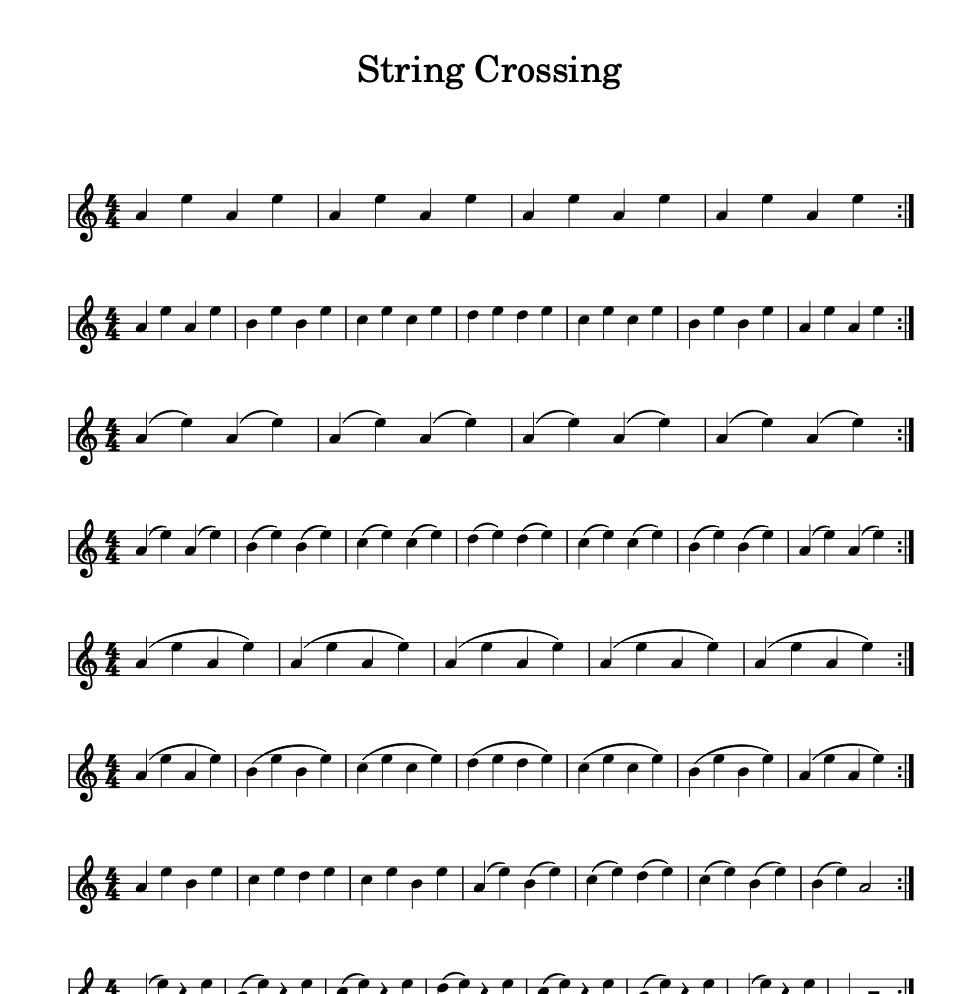 Image of [FREE PDF] Cross Strings (2 Pages)