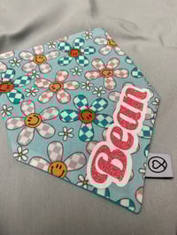 Image 3 of Strawberries / Groovy Flowers Personalised Bandanas