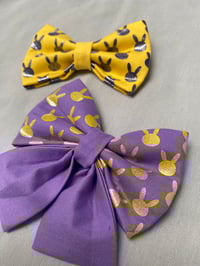 Image 3 of Shimmer Easter Bunny Sailor Bow / Bow Tie