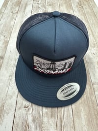 Image 1 of DIRTY MONEY HATS BLUE OR BROWN