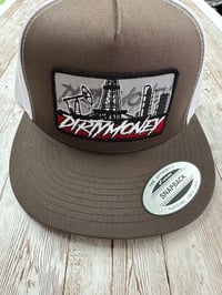 Image 4 of DIRTY MONEY HATS BLUE OR BROWN